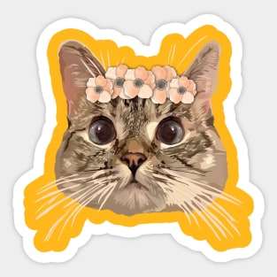 Chubby Cat Sticker